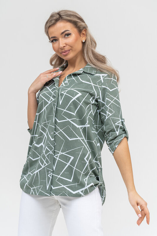 Натали Рубашка 578695 36905 хаки