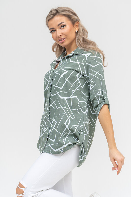 Натали Рубашка 578695 36905 хаки