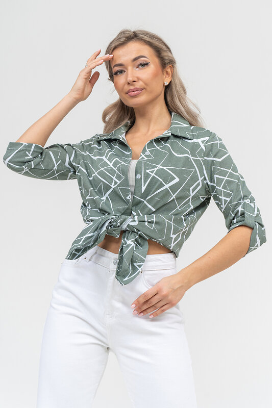 Натали Рубашка 578695 36905 хаки