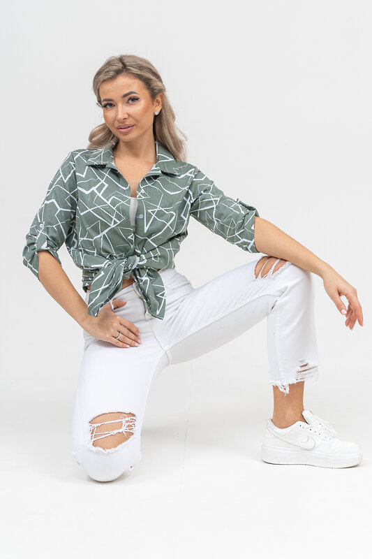 Натали Рубашка 578695 36905 хаки