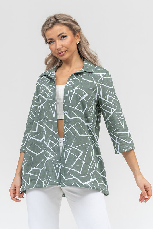 Натали Рубашка 578695 36905 хаки