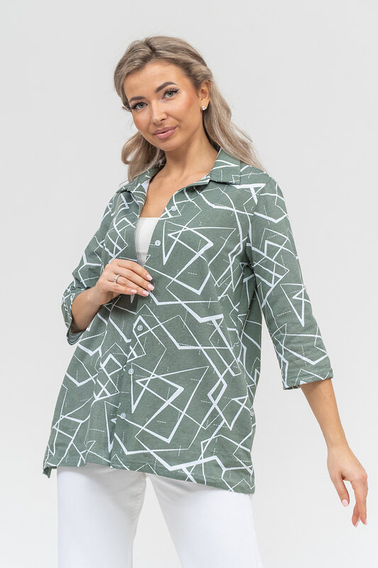 Натали Рубашка 578695 36905 хаки