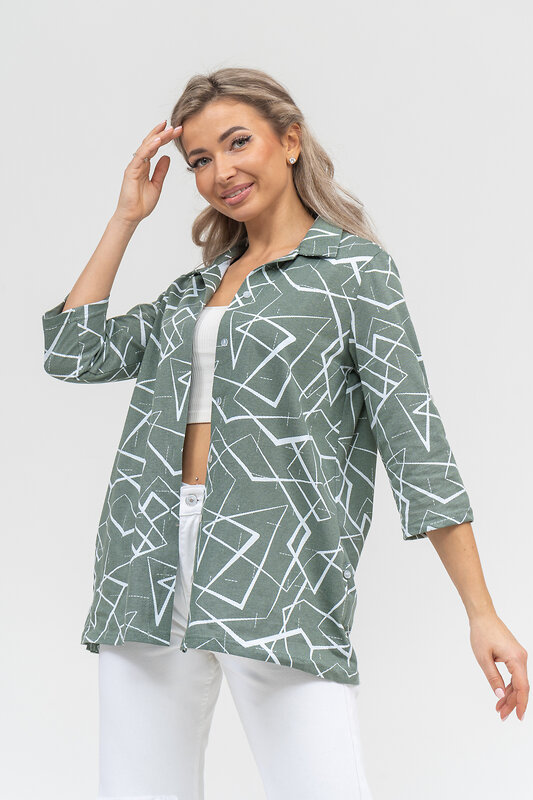 Натали Рубашка 578695 36905 хаки