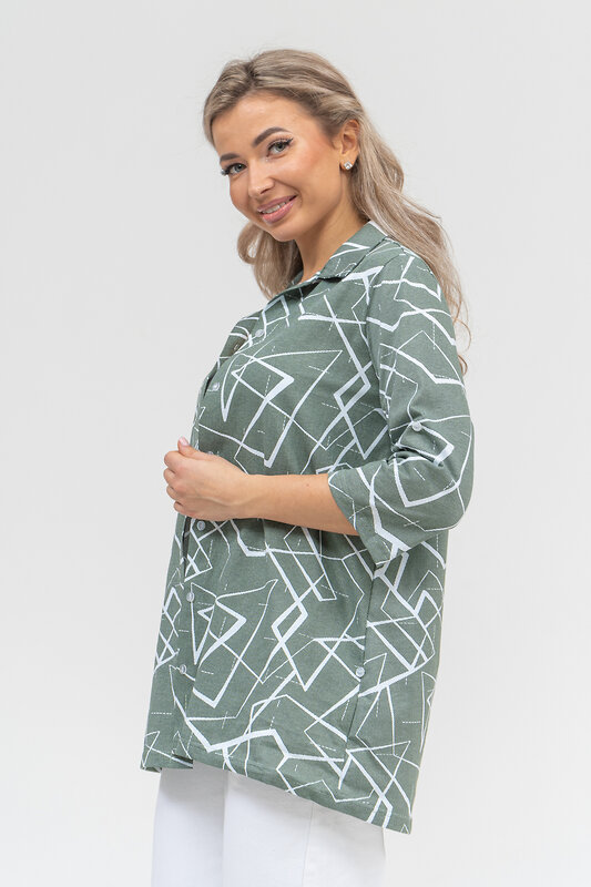 Натали Рубашка 578695 36905 хаки