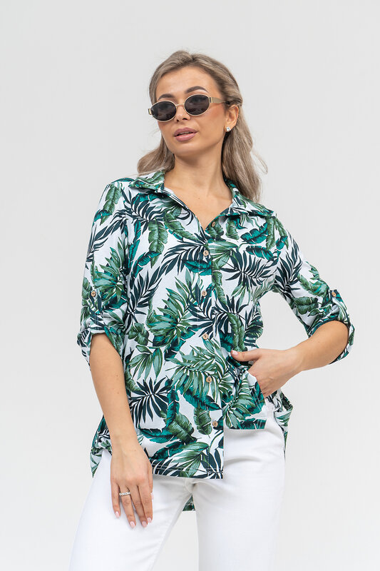 Натали Рубашка 578696 36904 изумруд