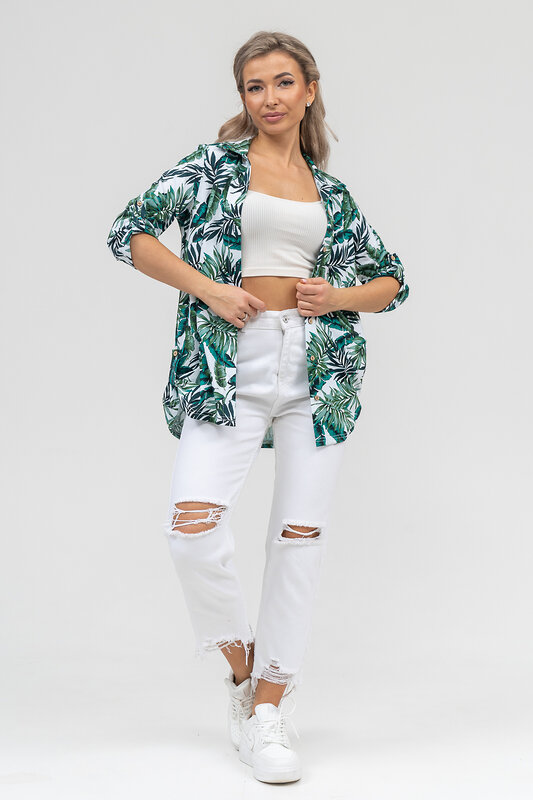 Натали Рубашка 578696 36904 изумруд