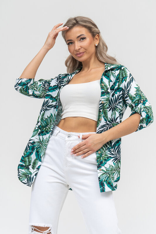 Натали Рубашка 578696 36904 изумруд