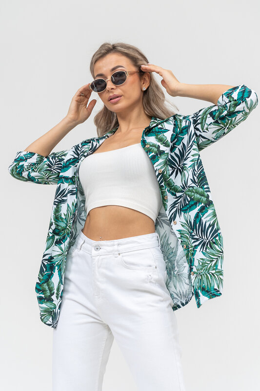 Натали Рубашка 578696 36904 изумруд