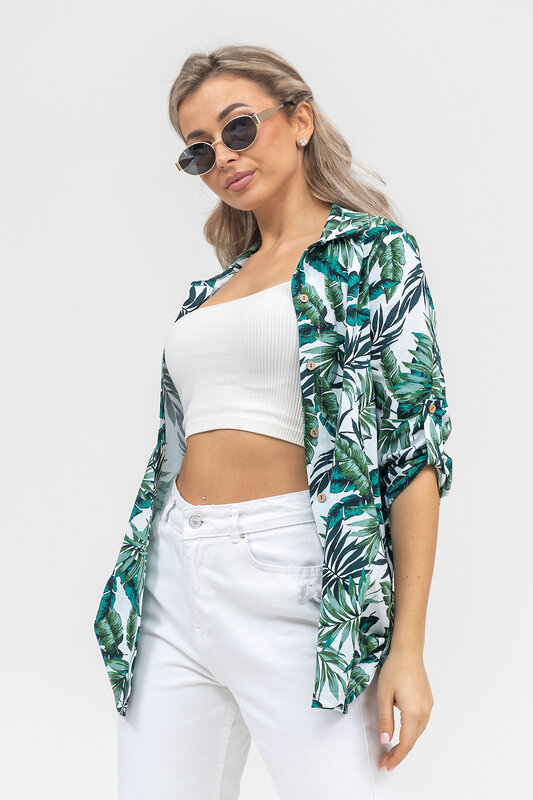 Натали Рубашка 578696 36904 изумруд