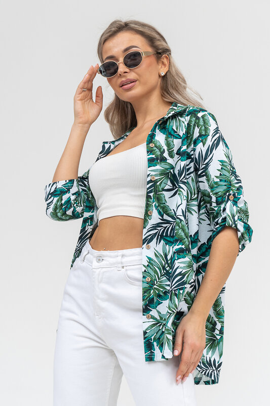 Натали Рубашка 578696 36904 изумруд