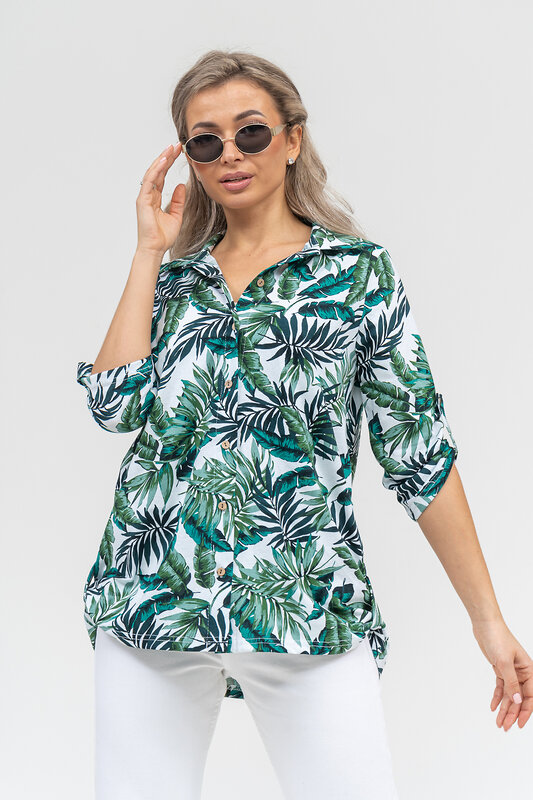 Натали Рубашка 578696 36904 изумруд