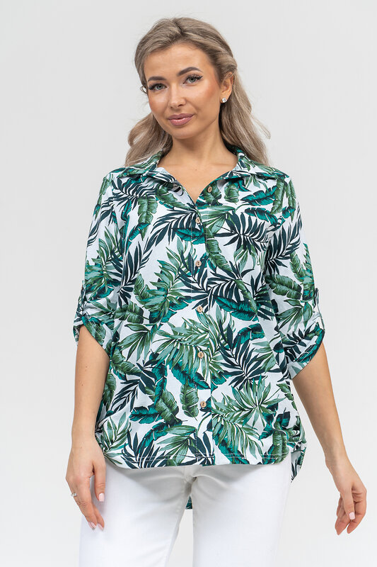 Натали Рубашка 578696 36904 изумруд