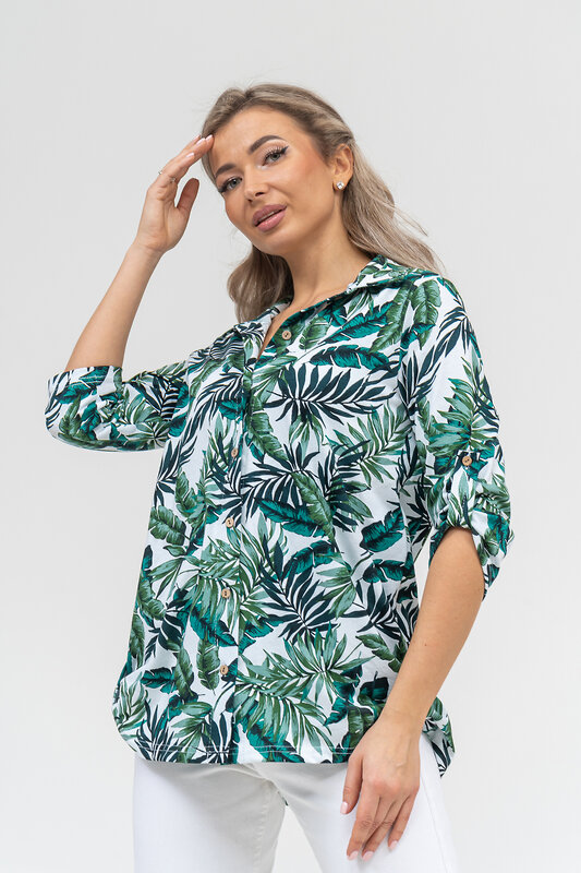 Натали Рубашка 578696 36904 изумруд