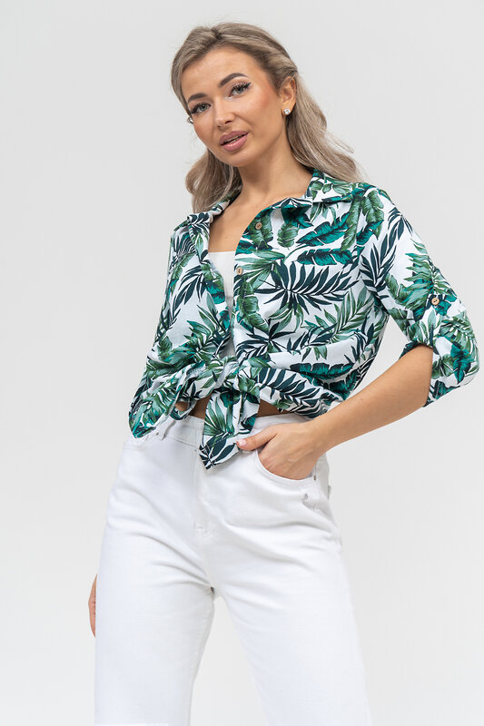 Натали Рубашка 578696 36904 изумруд