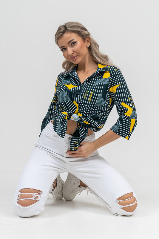 Натали Рубашка 578697 36903 зеленый