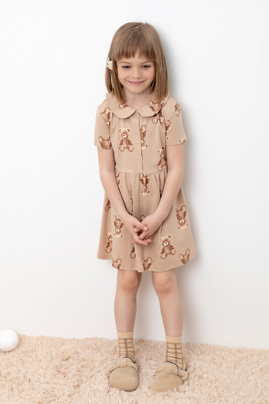 CROCKID Платье 578705 КР 5824 светло-бежевый