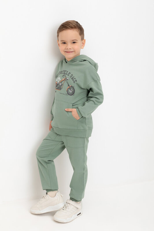 CROCKID Брюки 578707 К 400661 зеленый