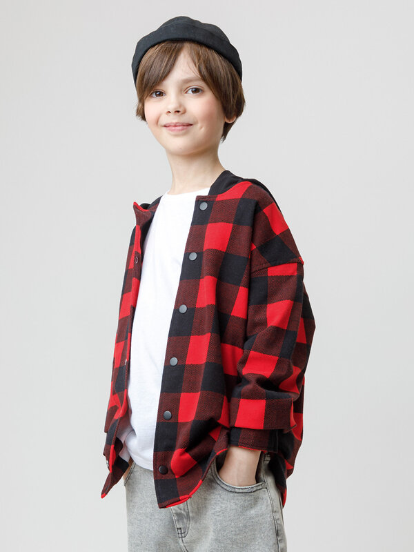 CROCKID Рубашка 578719 КР 302681-1 красный