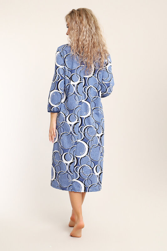 Натали Халат 578747 51162 синий