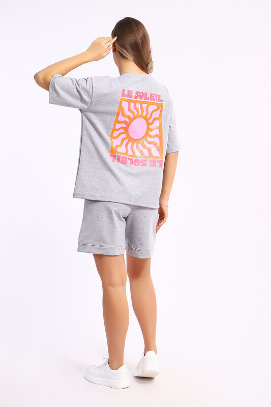 Натали Костюм 578756 21069 серый меланж