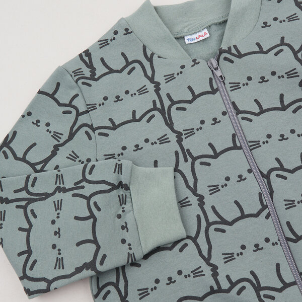 YOULALA Джемпер 578785 1802310202 серо-зеленый