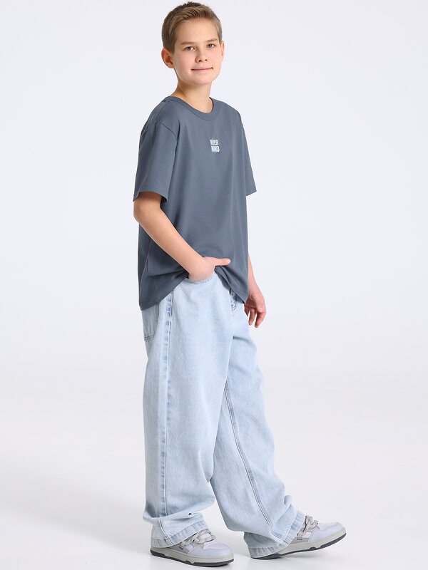 Апрель Футболка 578814 1ПДФК5030001 темно-серый