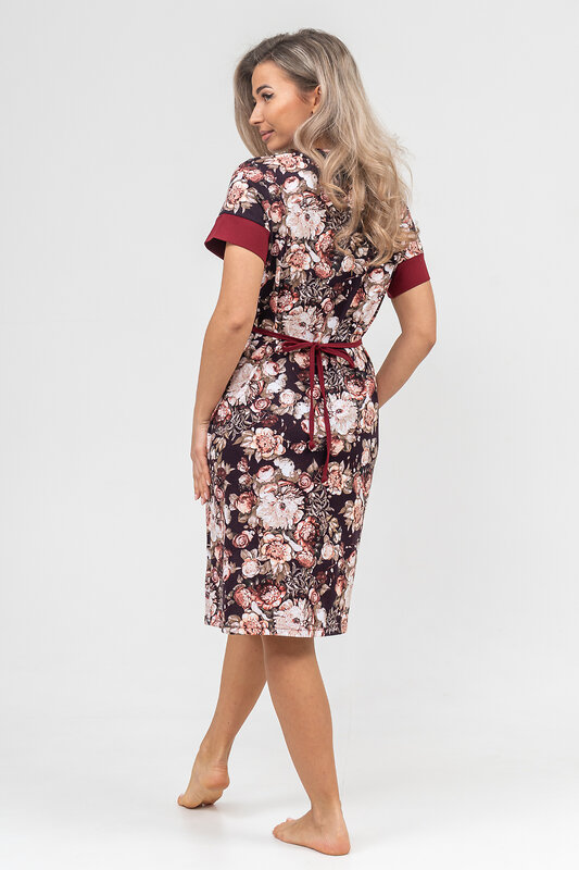 Натали Халат 578893 36895 коричневый