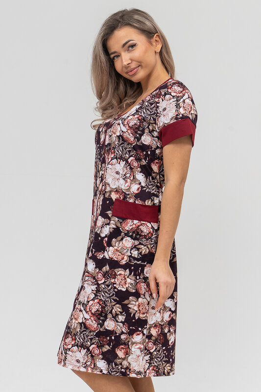 Натали Халат 578893 36895 коричневый