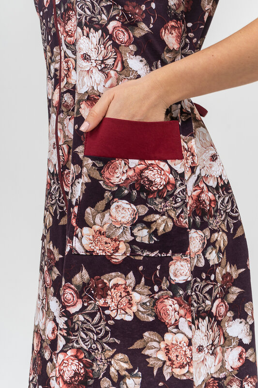 Натали Халат 578893 36895 коричневый