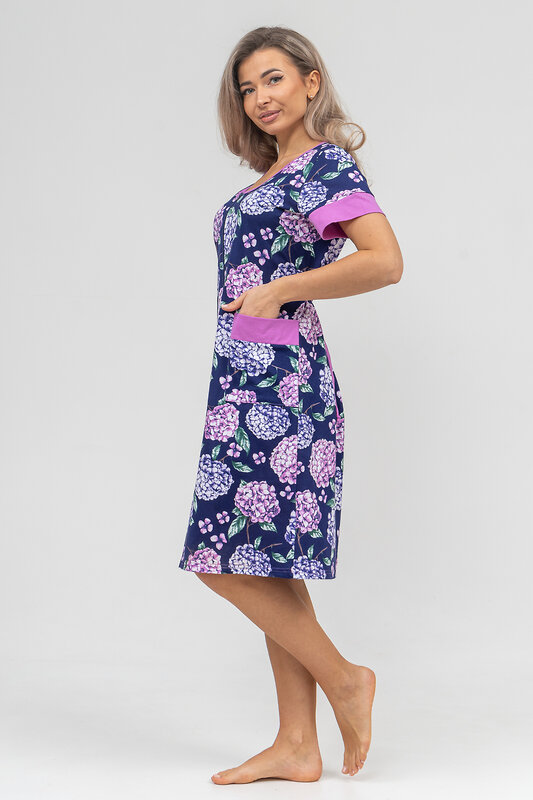 Натали Халат 578906 36894 синий