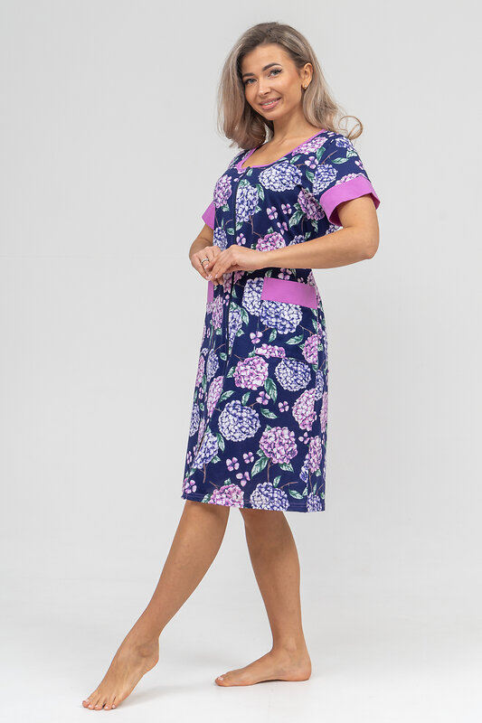 Натали Халат 578906 36894 синий