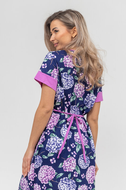 Натали Халат 578906 36894 синий