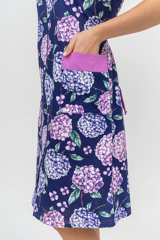 Натали Халат 578906 36894 синий