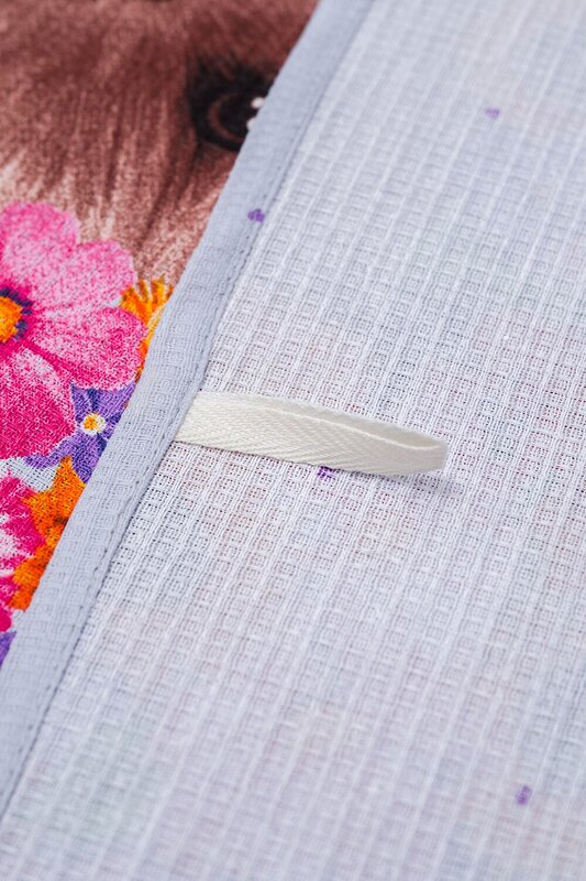 Натали Полотенце 578910 Набор полотенец Цветочное настроение серый с цветами