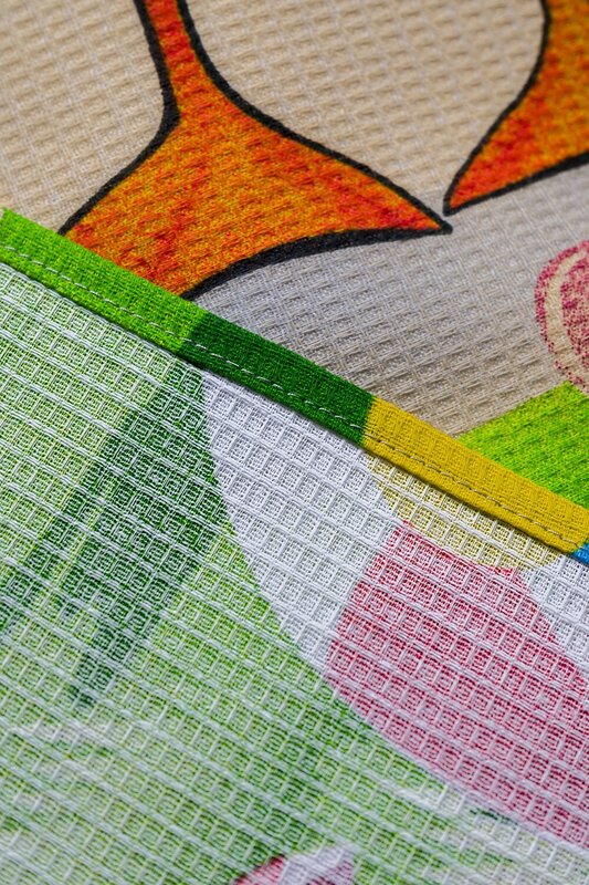 Натали Полотенце 578912 Полотенце банное Веселые гуси ассорти