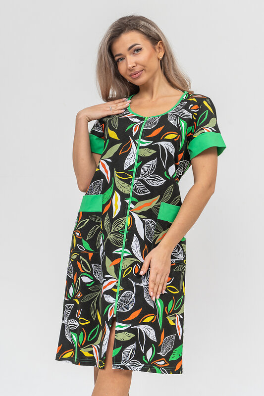 Натали Халат 578914 36892 зеленый