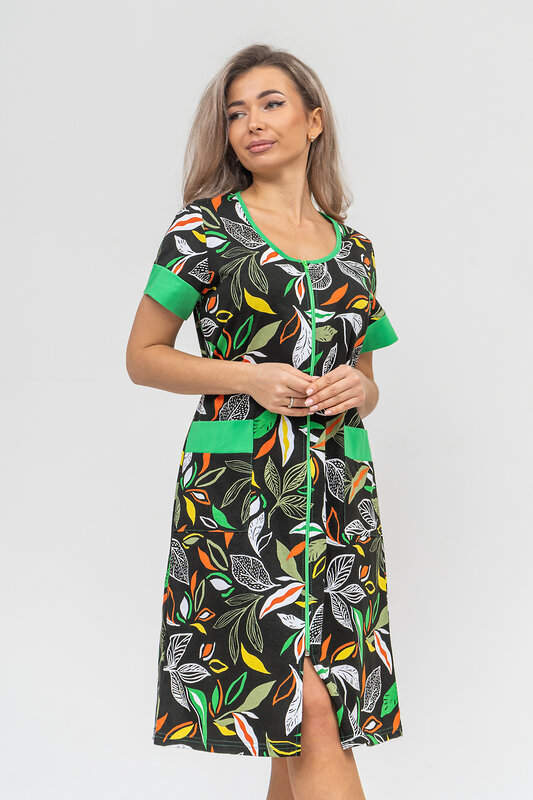 Натали Халат 578914 36892 зеленый