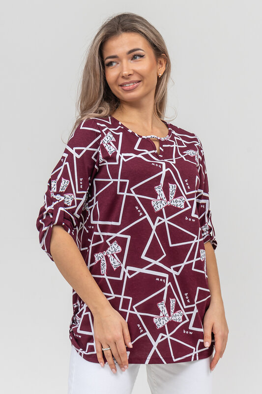Натали Туника 578926 36888 бордо