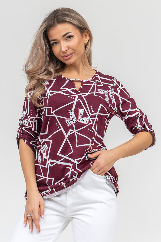 Натали Туника 578926 36888 бордо