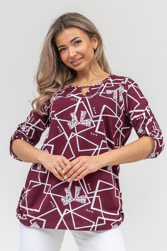 Натали Туника 578926 36888 бордо