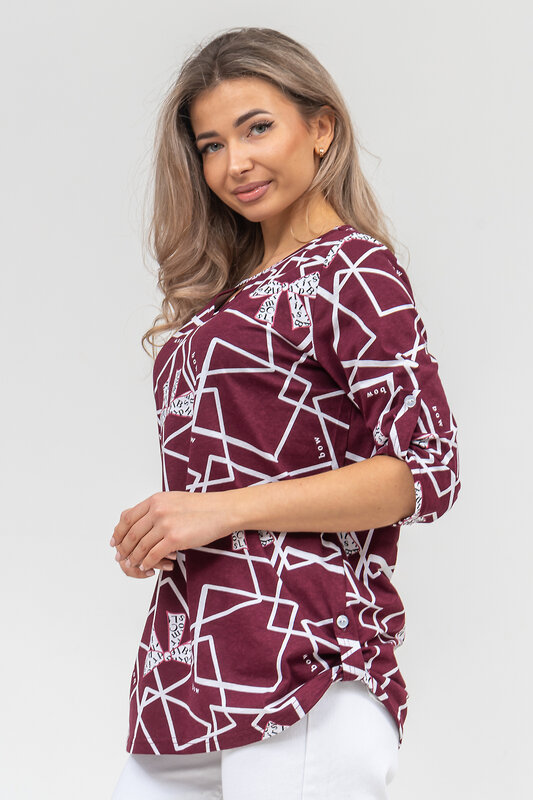 Натали Туника 578926 36888 бордо