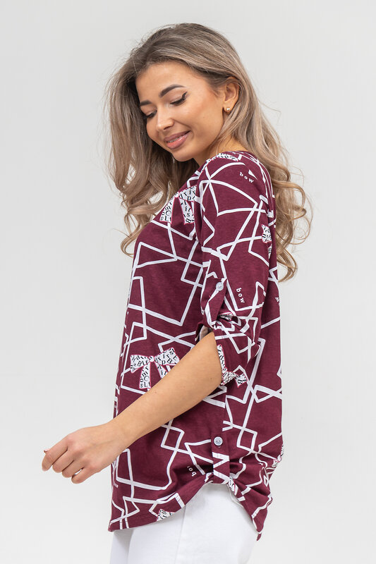 Натали Туника 578926 36888 бордо