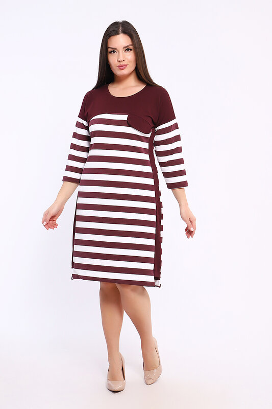 Натали Платье 578928 29011 бордовый