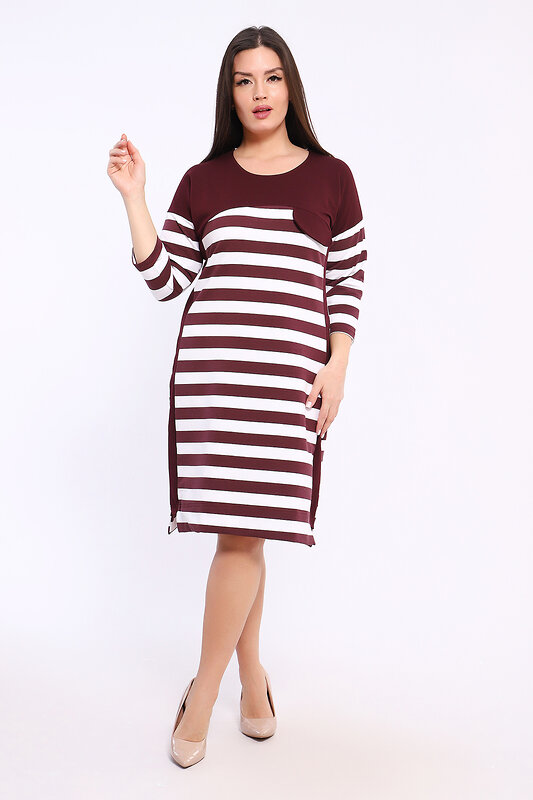 Натали Платье 578928 29011 бордовый