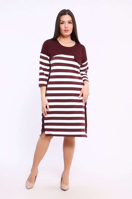 Натали Платье 578928 29011 бордовый