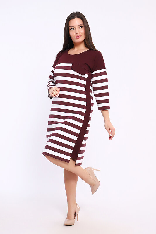 Натали Платье 578928 29011 бордовый