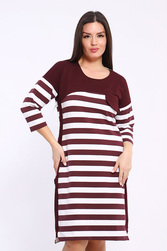 Натали Платье 578928 29011 бордовый