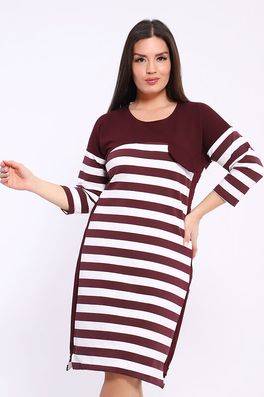 Натали Платье 578928 29011 бордовый
