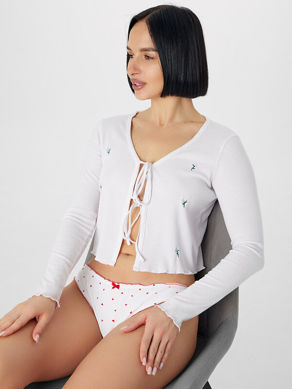 MARK FORMELLE Трусы 578945 412656 сердечки на белом