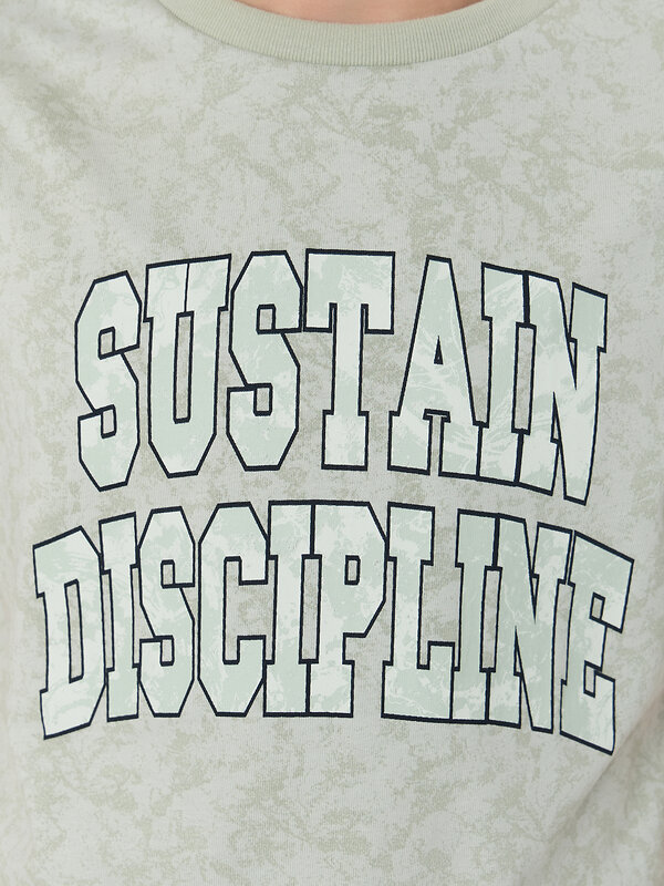 MARK FORMELLE Футболка 578949 113379 милитари ментол +печать